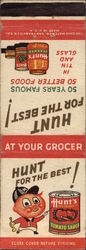 Hunt Foods - Hunt for the best Matchbook Cover
