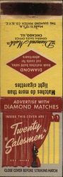 The Diamond Match Co. Chicago, IL Advertising Matchbook Cover Matchbook Cover Matchbook Cover