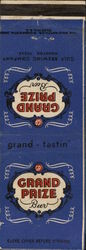 Grand Prize Beer Gulf Brewing Company Matchbook Cover