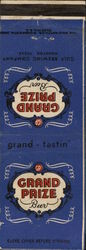 Grand Prize Beer Gulf Brewing Company Matchbook Cover