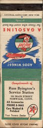 Russ Byington’s Texico Service Station Matchbook Cover