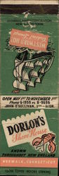 Dorlow's Shore House Cocktail Lounge Norwalk, CT Bars, Lounges, Nightclubs Matchbook Cover Matchbook Cover Matchbook Cover