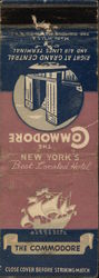 The Commodore New York, NY Hotels & Motels Matchbook Cover Matchbook Cover Matchbook Cover