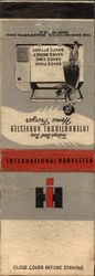 International Harvester Home Freezer Matchbook Cover