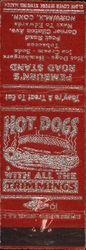 Pemburn's Road Stand Matchbook Cover