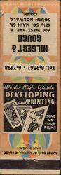 Hilgert & Gough - Developing and Printing Matchbook Cover