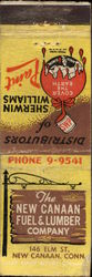 The New Canaan Fuel & Lumber Company Connecticut Advertising Matchbook Cover Matchbook Cover Matchbook Cover