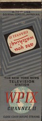 The New York News Television Station WPIX Channel 11 Matchbook Cover