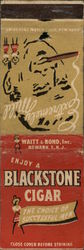 Blackstone Cigar, Waitt & Bond Inc Newark, NJ Advertising Matchbook Cover Matchbook Cover Matchbook Cover