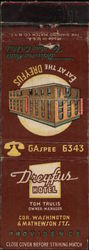 Dreyfus Hotel Matchbook Cover