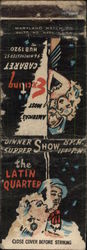 The Latin Quarter, Dinner & Supper Show Matchbook Cover