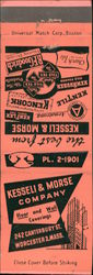 Kesseli & Morse Matchbook Cover