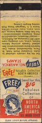 Kenmore Stamp Company - Free Stamp Collection Offer Matchbook Cover