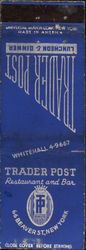 Trader Post Restaurant and Bar Matchbook Cover
