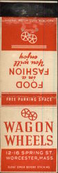 Wagon Wheels Matchbook Cover