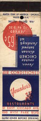 Younker’s Restaurants Matchbook Cover