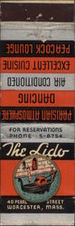 The Lido Worcester, ME Bars, Lounges, Nightclubs Matchbook Cover Matchbook Cover Matchbook Cover