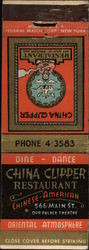 China Clipper Restaurant Matchbook Cover