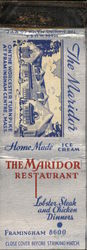 The Maridor Restaurant Framingham, MA Restaurants Matchbook Cover Matchbook Cover Matchbook Cover