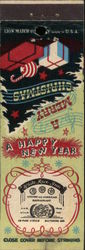 White Rice Inn - Chinese & American Restaurant. Merry Christmas &Happy New Year Matchbook Cover