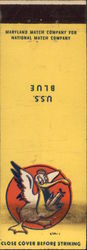 USS Blue  Walt Disney WWII Matchbook Cover
