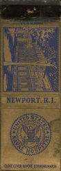 United States Naval Hospital Newport, RI Advertising Matchbook Cover Matchbook Cover Matchbook Cover