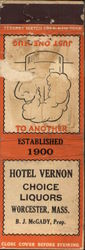 Hotel Vernon Matchbook Cover