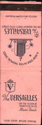 The Versailles Matchbook Cover