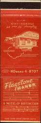 Flagstone Manor Stockton, CA Hotels & Motels Matchbook Cover Matchbook Cover Matchbook Cover