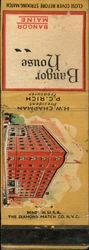 Bangor House Matchbook Cover