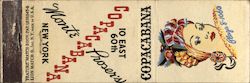 Monte Proser's Copacabana Matchbook Cover