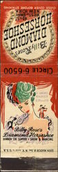 Billy Rose’s Diamond Horseshoe at the Hotel Paramount Matchbook Cover