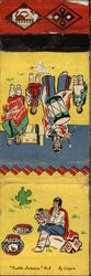 Pueblo Indians No 2 by Colgate, Card Game rules on Reverse Matchbook Cover