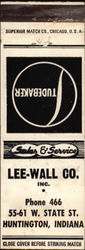 Lee-Wall Co. Inc. Matchbook Cover