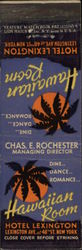 Hawaiian Room Matchbook Cover