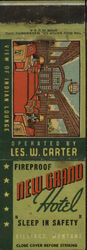 New Grand Hotel Matchbook Cover