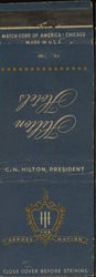 Hilton Hotels Matchbook Cover