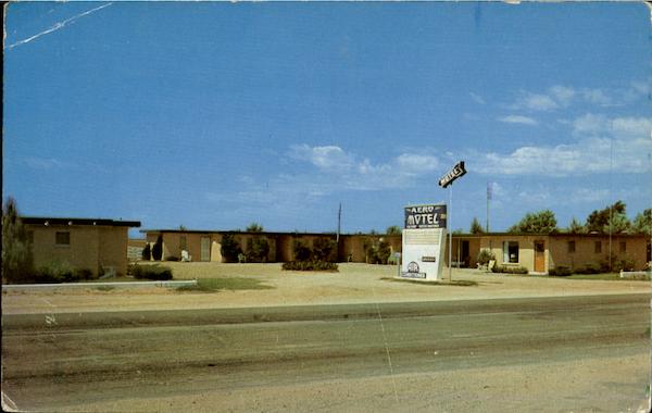 Aero Motel, U.S. Highways 180 & 87. 1-1/2 Miles South Of Lamesa Texas