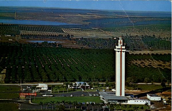 Aerial View Citrus Tower Clermont Florida