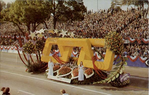 Odd Fellow - Rebekah Rose Float 1977 Pasadena California