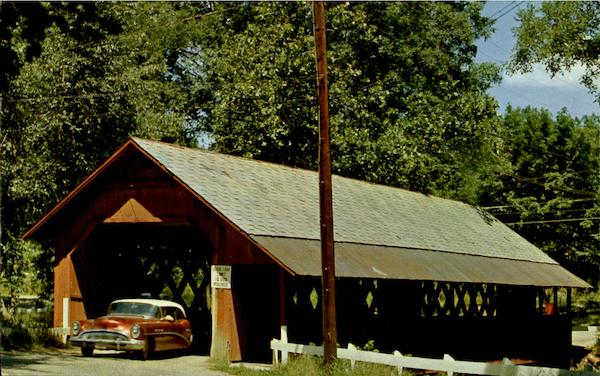 Old Covered Bridge Brattleboro Vermont