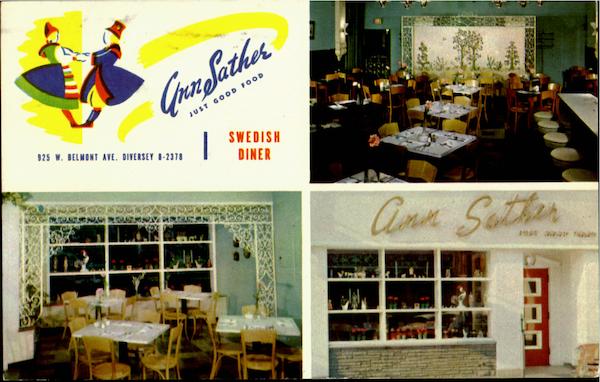 Ann Sather Just Good Food, 925 W.Belmont Ave Chicago Illinois