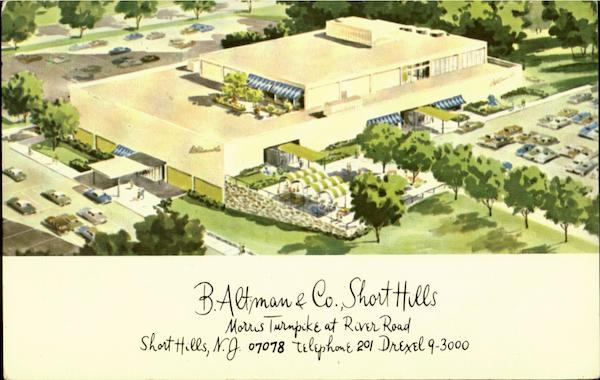 B.Aetman & Co, Marris Turnpike At River Road Short Hills New Jersey