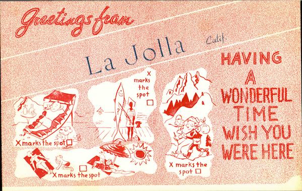 Greeting S From La Jolla California