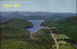 Oxbow Lake Scenic, NY Postcard Postcard