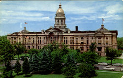 Wyoming State Capitol Cheyenne, WY Postcard 