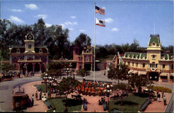 Disneyland Village Square Postcard