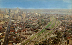 John Lodge Expressway Looking South Postcard