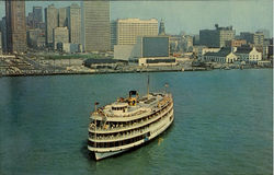 Pleasure Ship Columbia Postcard
