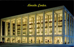 Lincoln Center Philharmonic Hall Postcard